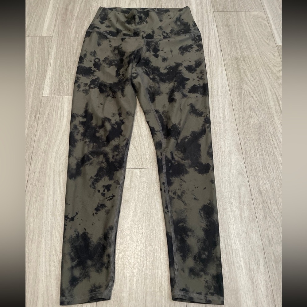 Evolution and Creation Black and Olive Leggings